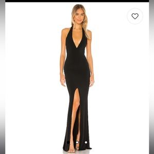 COPY - Revolve illegal halter gown